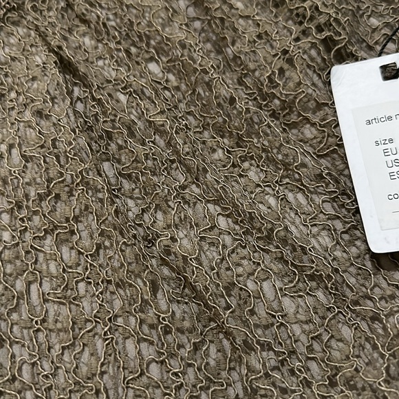 Brown stretchy lace tank top size 6 new with tag - Picture 6 of 10